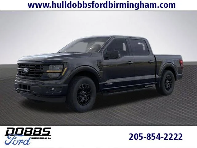 New 2026 Agate Black Metallic Ford XLT image 1