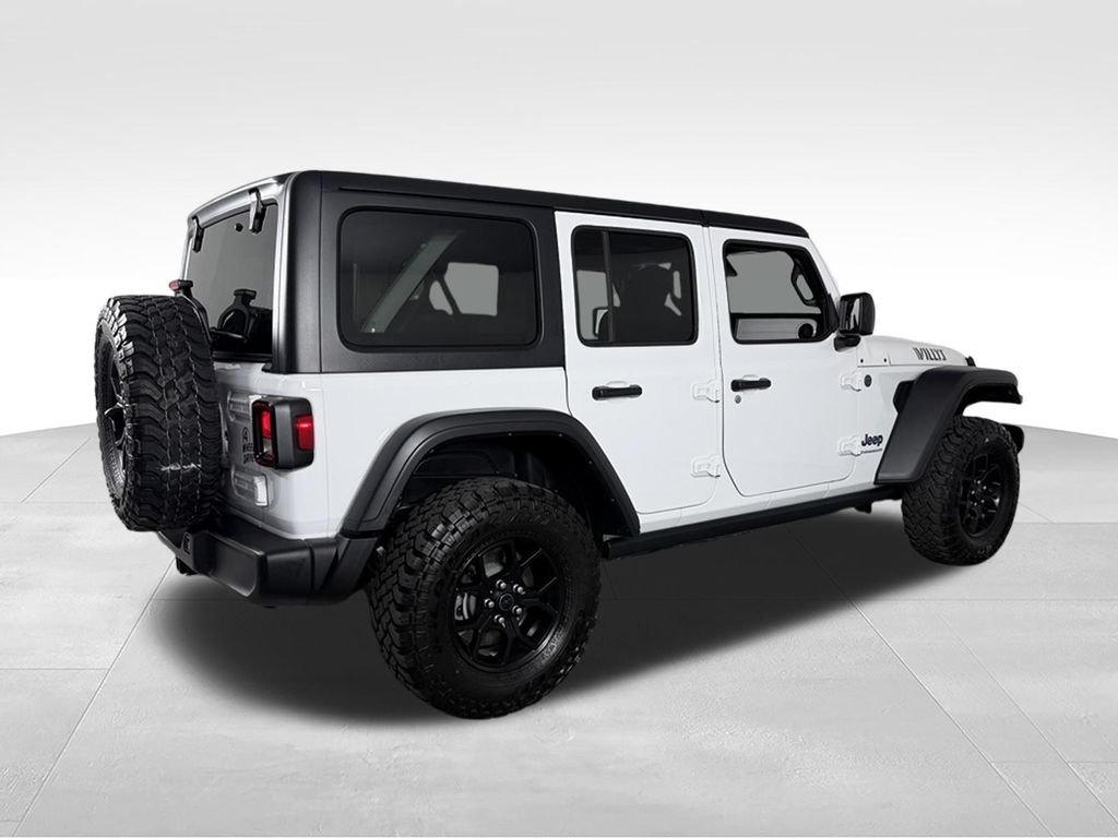 Used 2025 Bright White Clearcoat Jeep Willys 4xe image 7