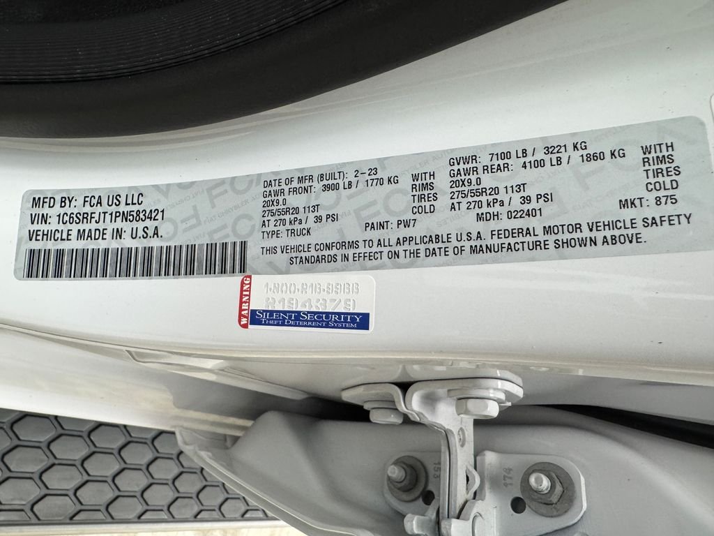 Used 2023 White Ram Laramie image 32