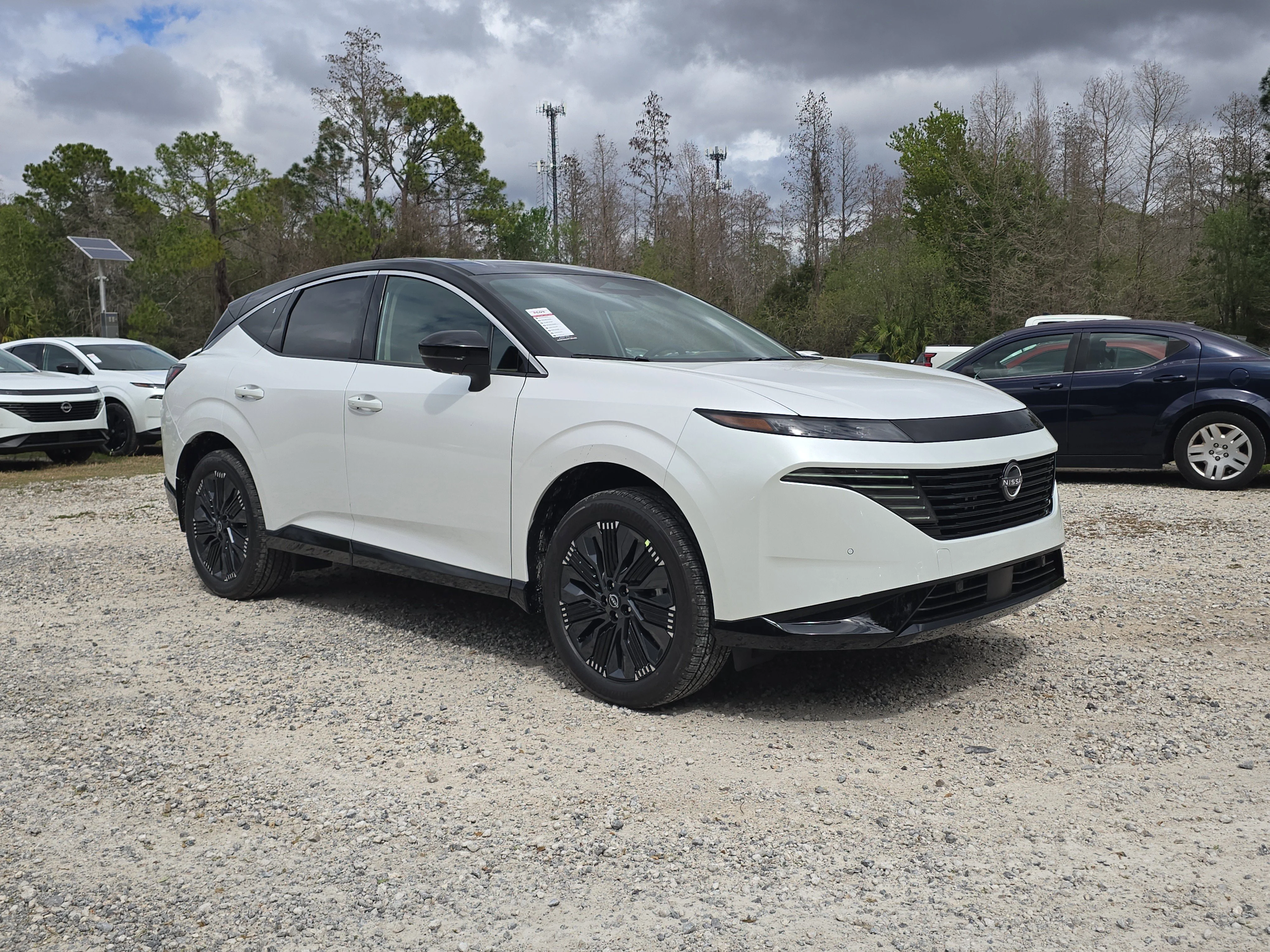 New 2026 Everest White Pearl TriCoat / Super Black Two-tone Nissan Platinum image 2