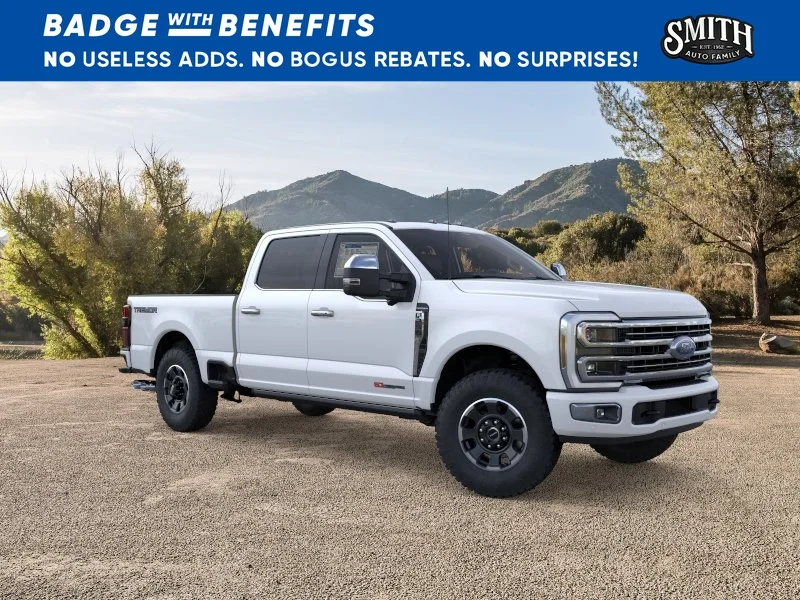 New 2026 Star White Metallic Tri-Coat Ford F-250® Platinum® image 8