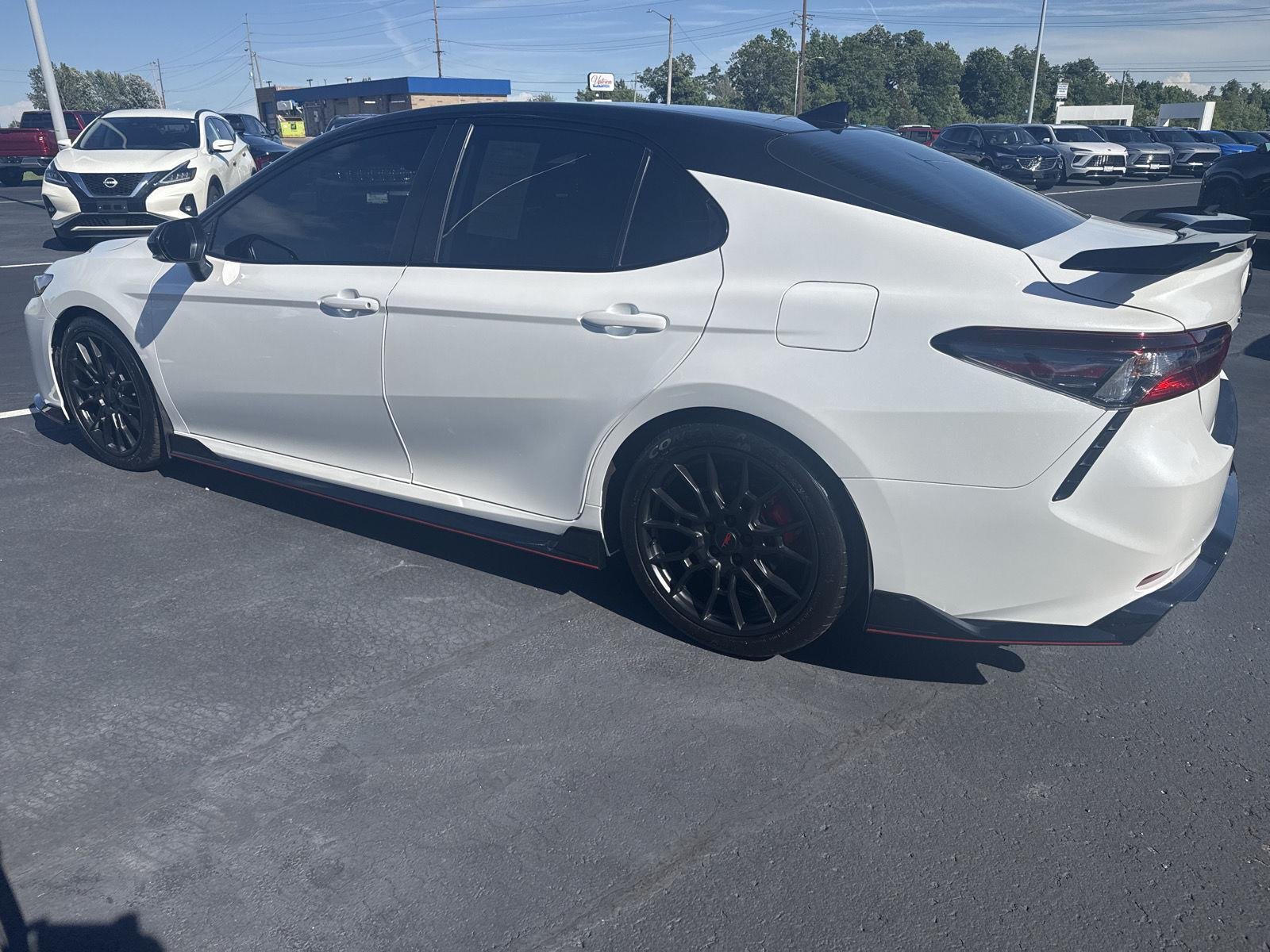 Used 2022 Wind Chill Pearl w/Midnight Black Metallic Roof Toyota TRD image 5