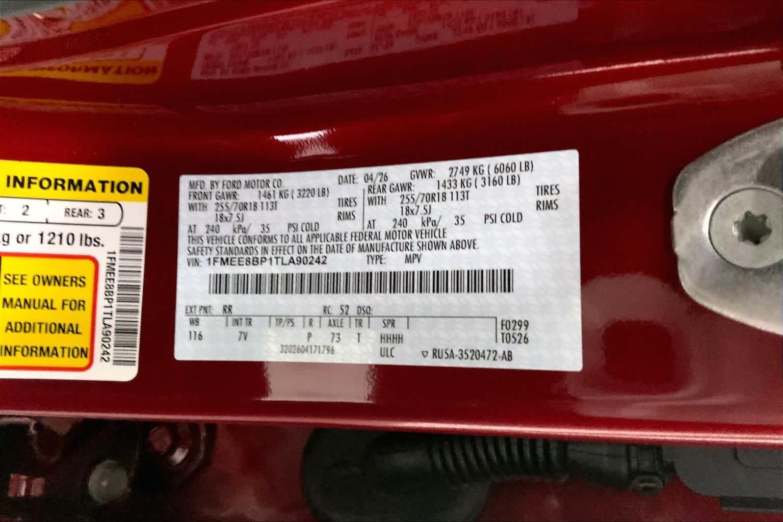 New 2026 Ruby Red Metallic Tinted Clearcoat Ford Outer Banks® image 20