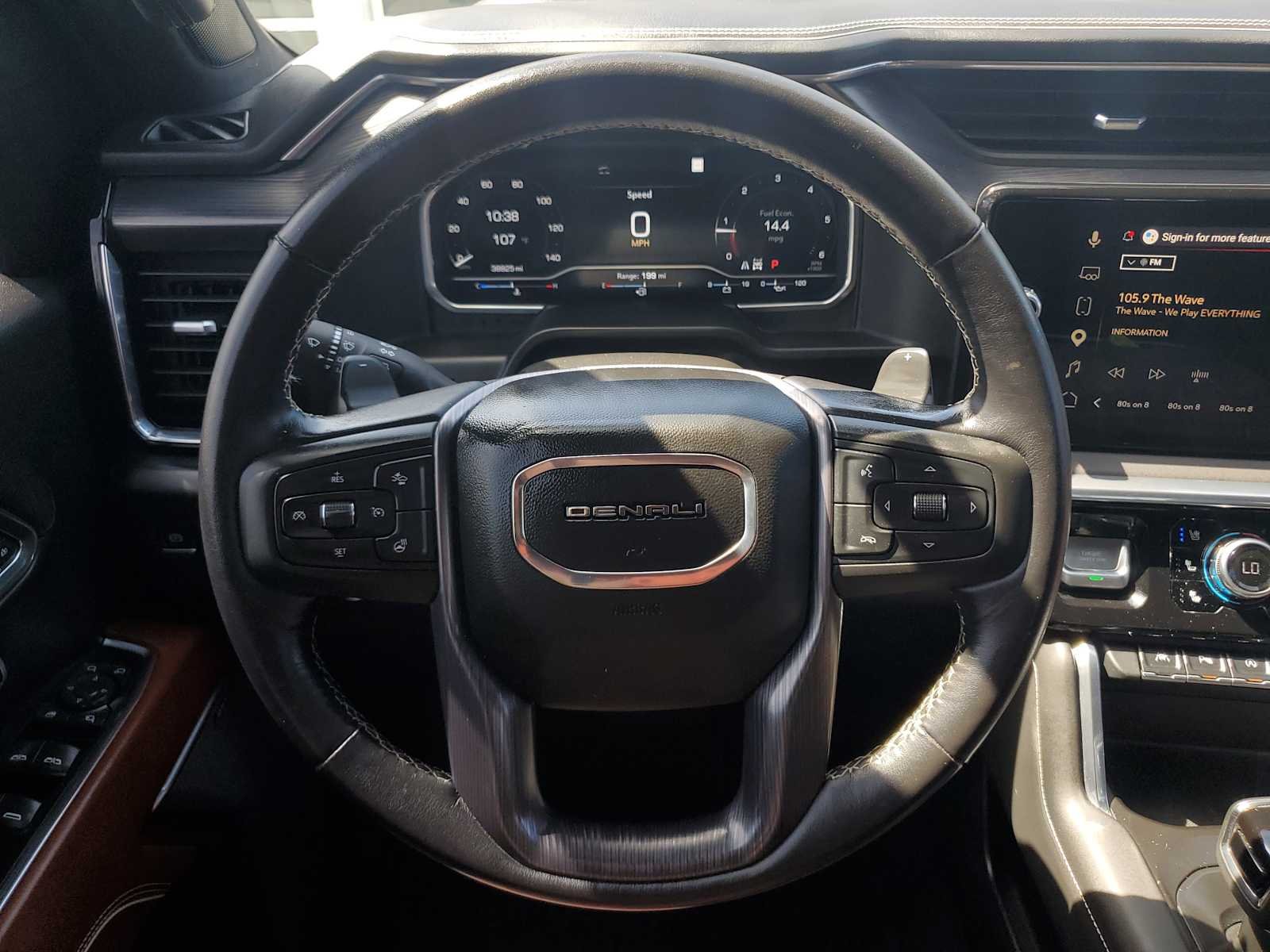 Used 2023 White Frost Tricoat GMC Denali Ultimate image 16
