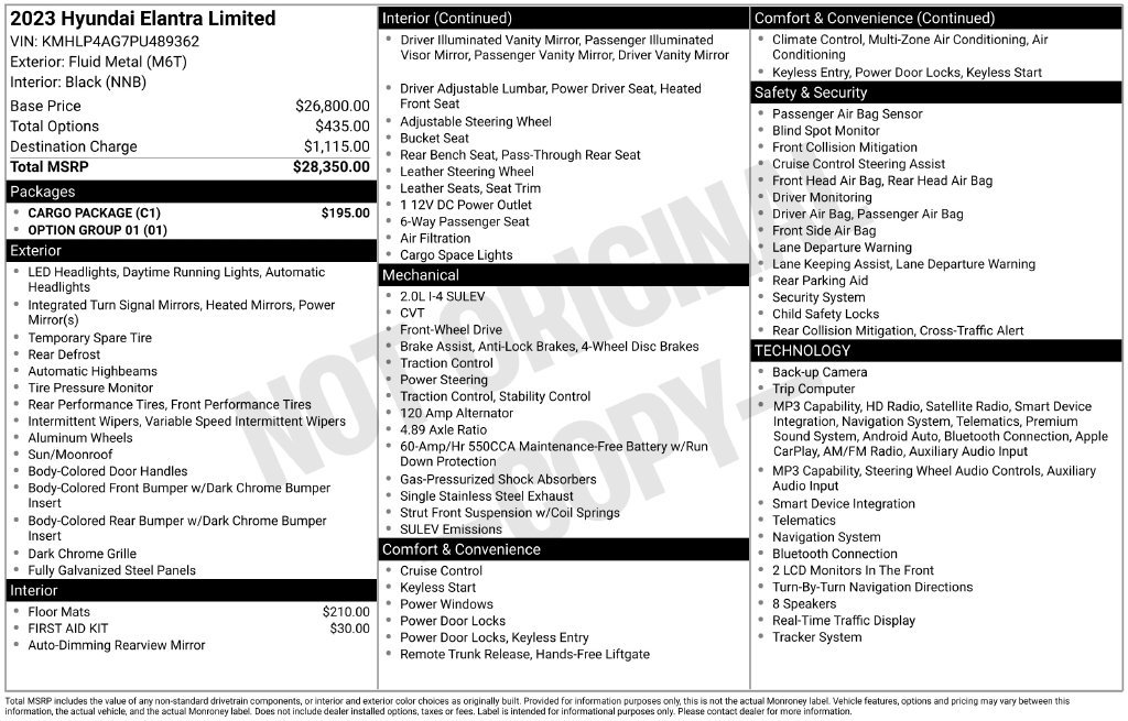 Certified Used 2023 Silver Hyundai Limited image 36
