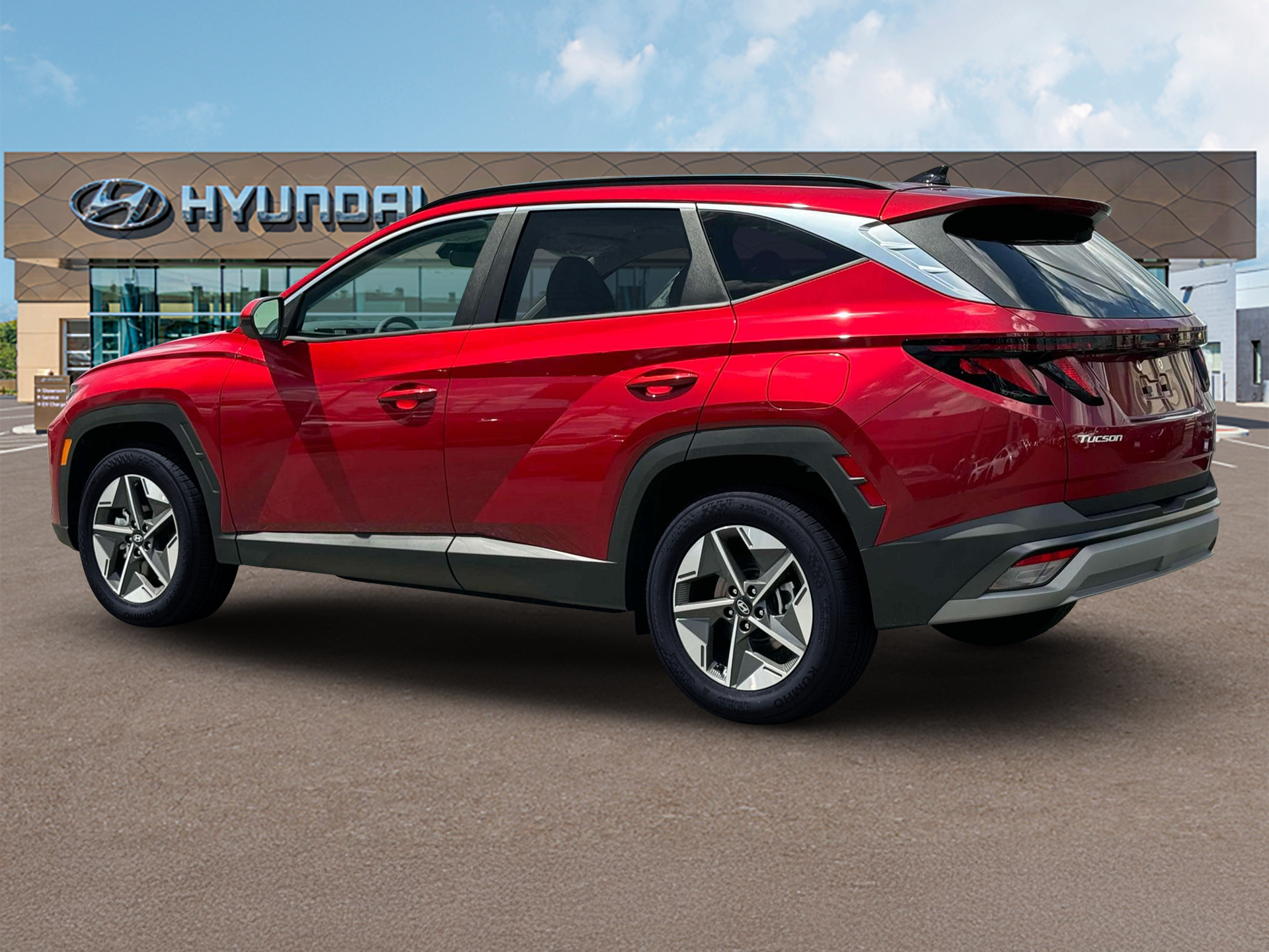 New 2025 Red Hyundai SEL FWD image 4