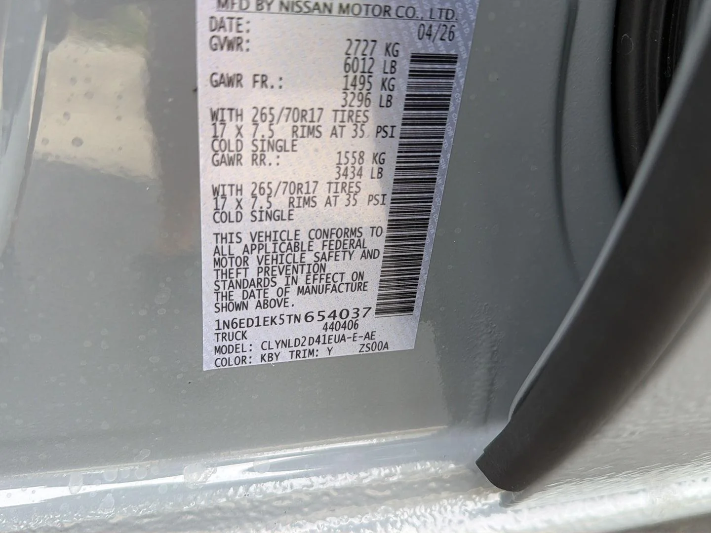 New 2026 Boulder Gray Pearl Nissan PRO-4X image 37