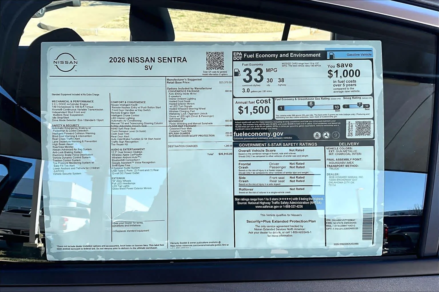 New 2026 GUN METALL KADG Nissan SV image 18