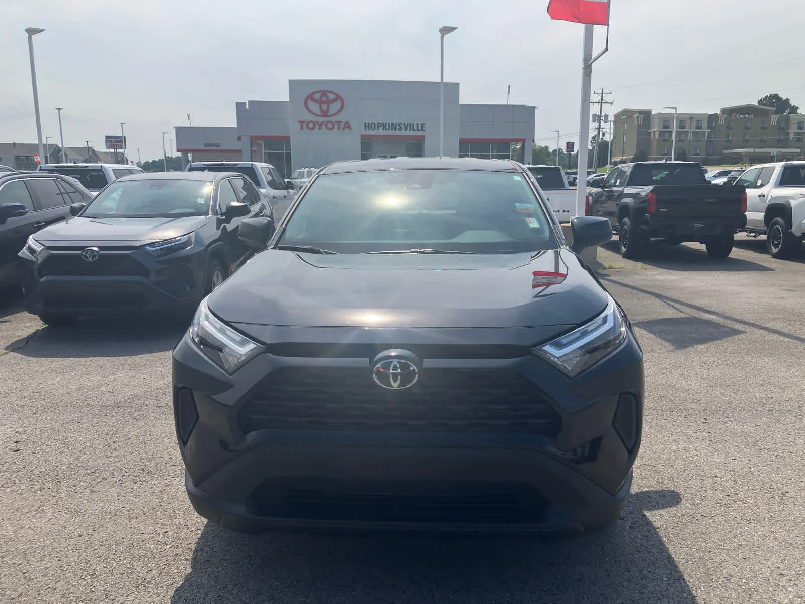Certified Used 2025 Midnight Black Metallic Toyota LE image 4