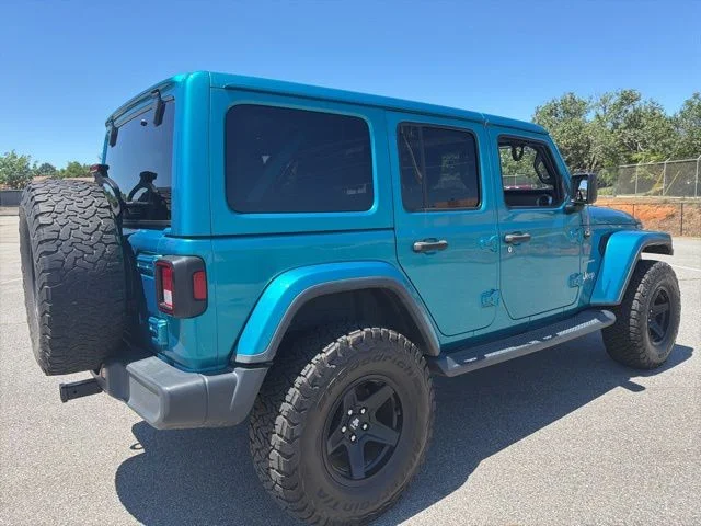 Used 2020 Mojito! Clearcoat Jeep Unlimited Sahara image 3
