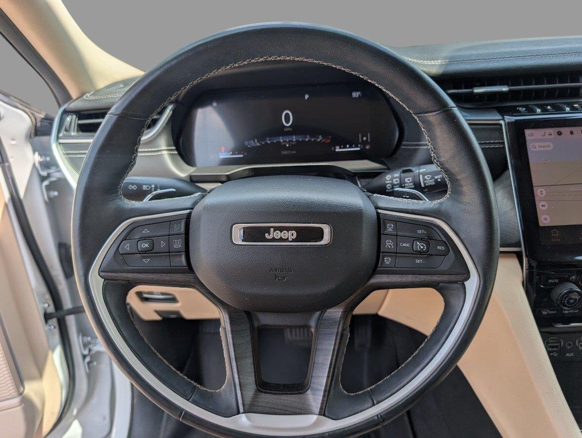 Used 2021 Bright White Clearcoat Jeep Limited image 28