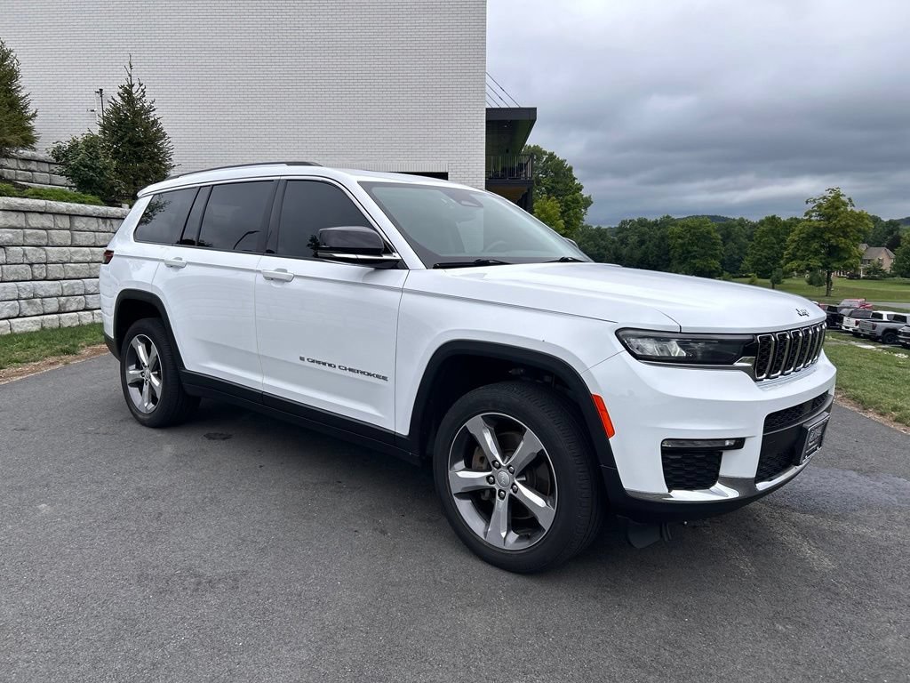 Certified Used 2021 White Jeep Limited 4x4 image 1