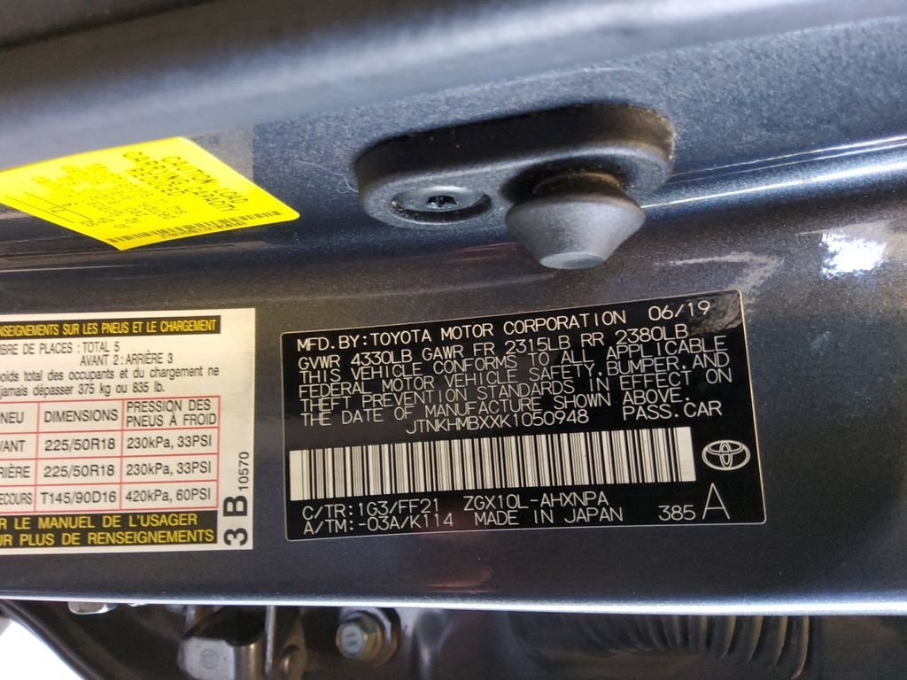 Used 2019 Gray Toyota XLE image 20