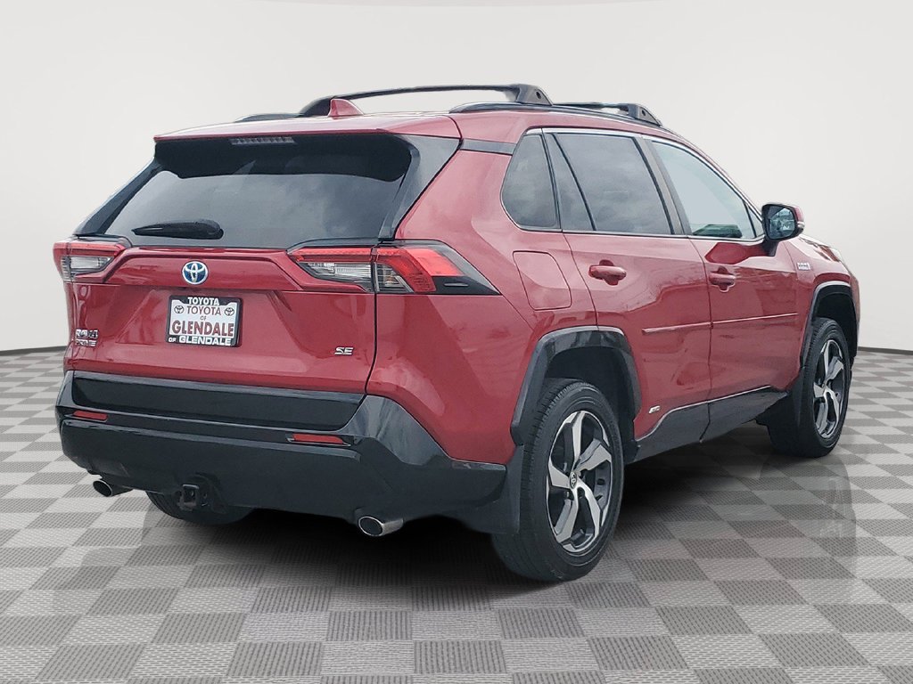 Certified Used 2021 Red Toyota SE image 4