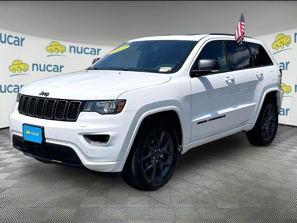 Used 2021 White Jeep Limited image 3