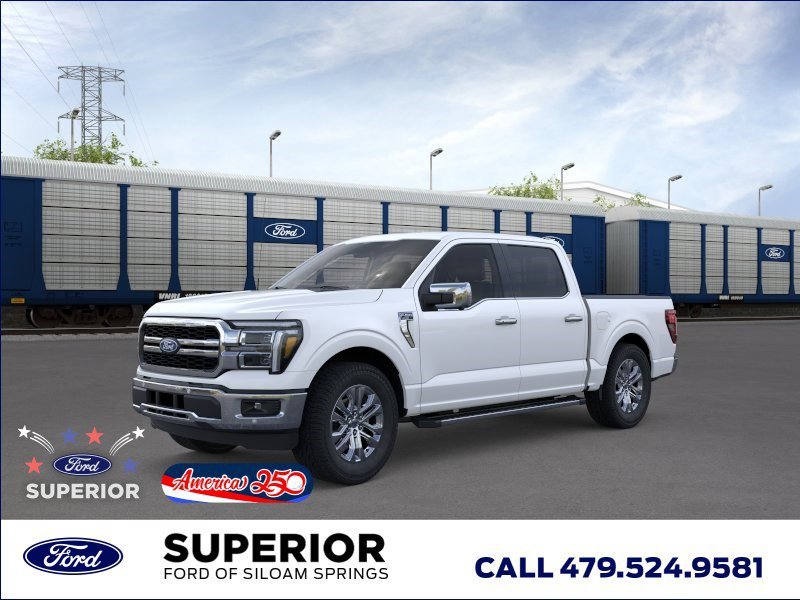 New 2026 Star White Metallic Tri-Coat Ford Lariat® image 1