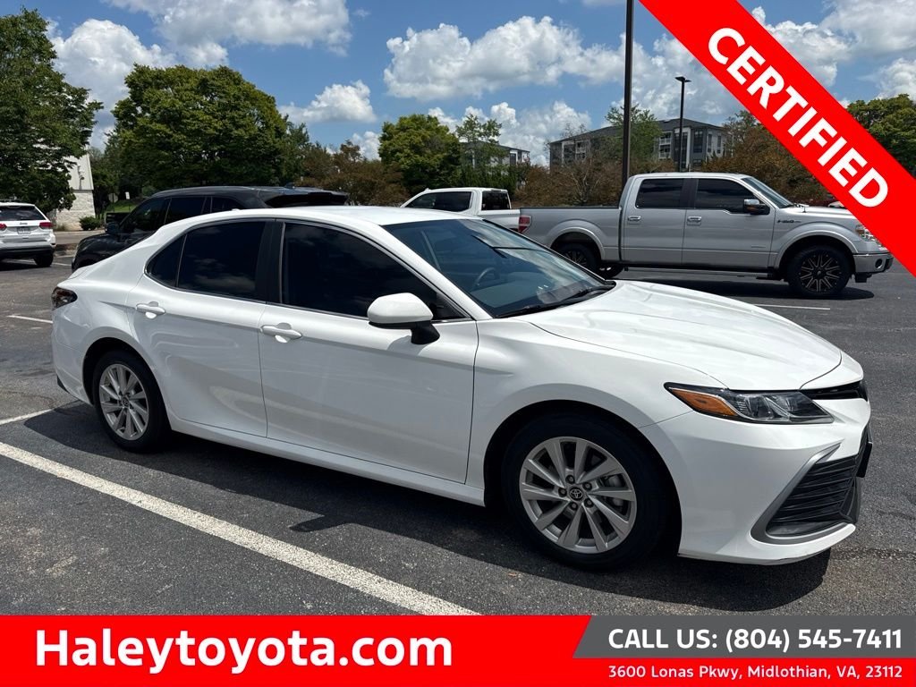 Certified Used 2024 White Toyota LE image 1