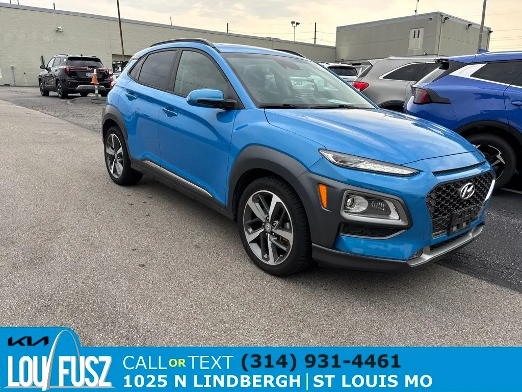 Used 2021 Surf Blue Hyundai Limited image 1