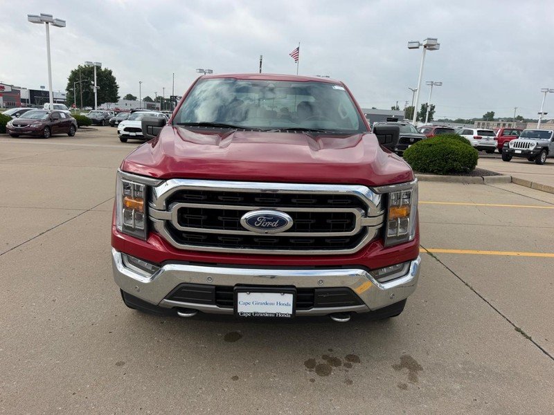 Used 2021 Rapid Red Metallic Tinted Clearcoat Ford XLT image 7