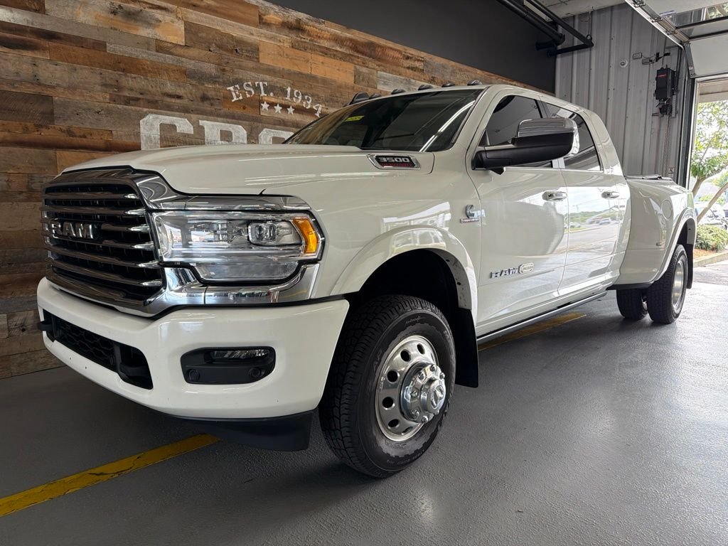 Used 2021 Pearl White Ram Limited Longhorn image 2