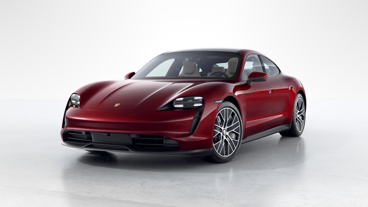 Certified Used 2023 Cherry Metallic Porsche  image 1