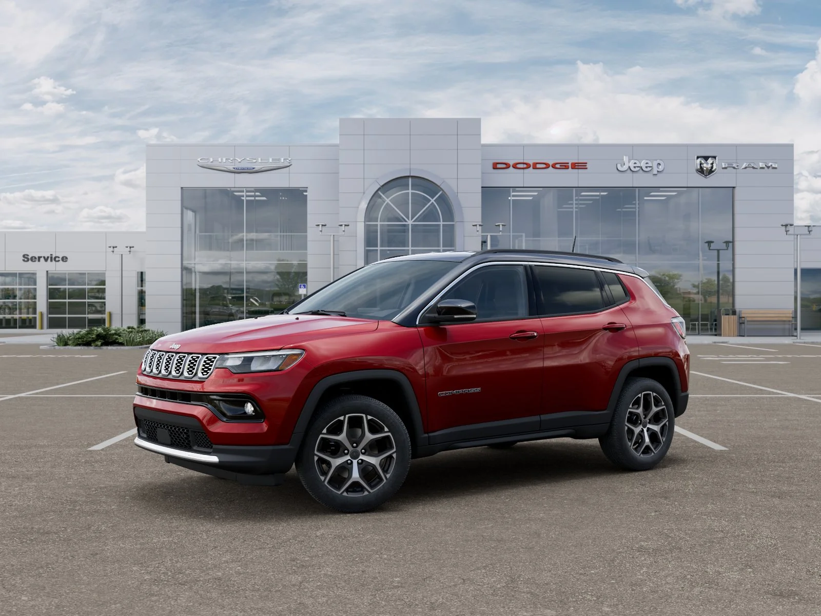 New 2026 Red Hot Pearl-Coat Exterior Paint Jeep Limited image 28