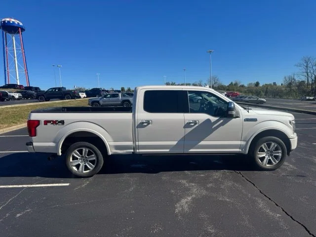 Used 2019 White Platinum Clearcoat Metallic Ford Platinum image 2