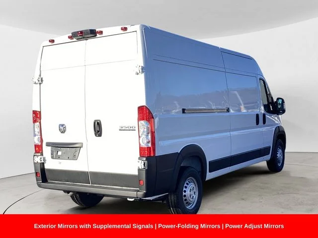 New 2026 Bright White Clearcoat Ram PROMASTER 3500 TRADESMAN CARGO VAN HIGH ROOF 159