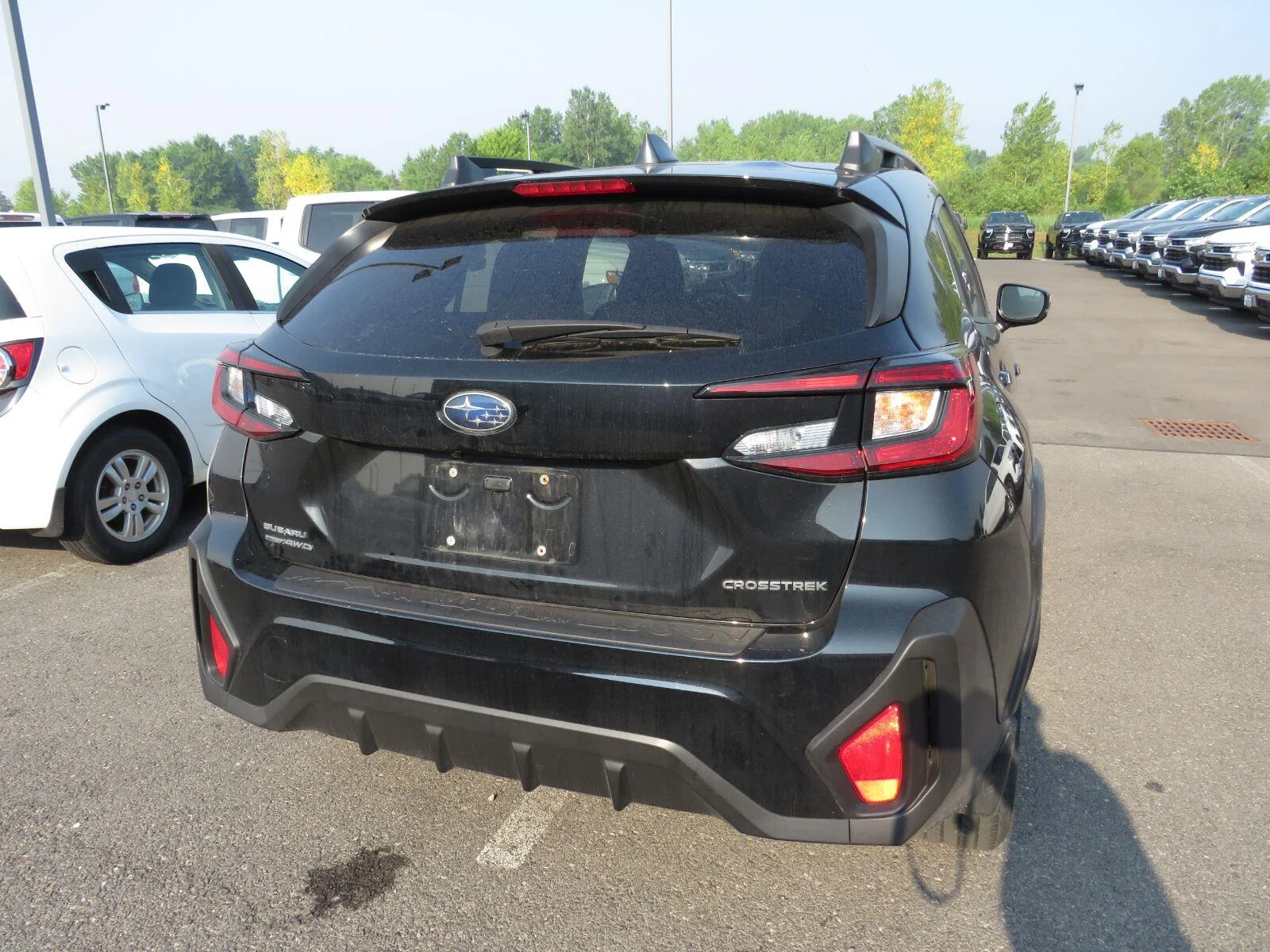 Used 2024 Crystal Black Silica Subaru Premium image 9