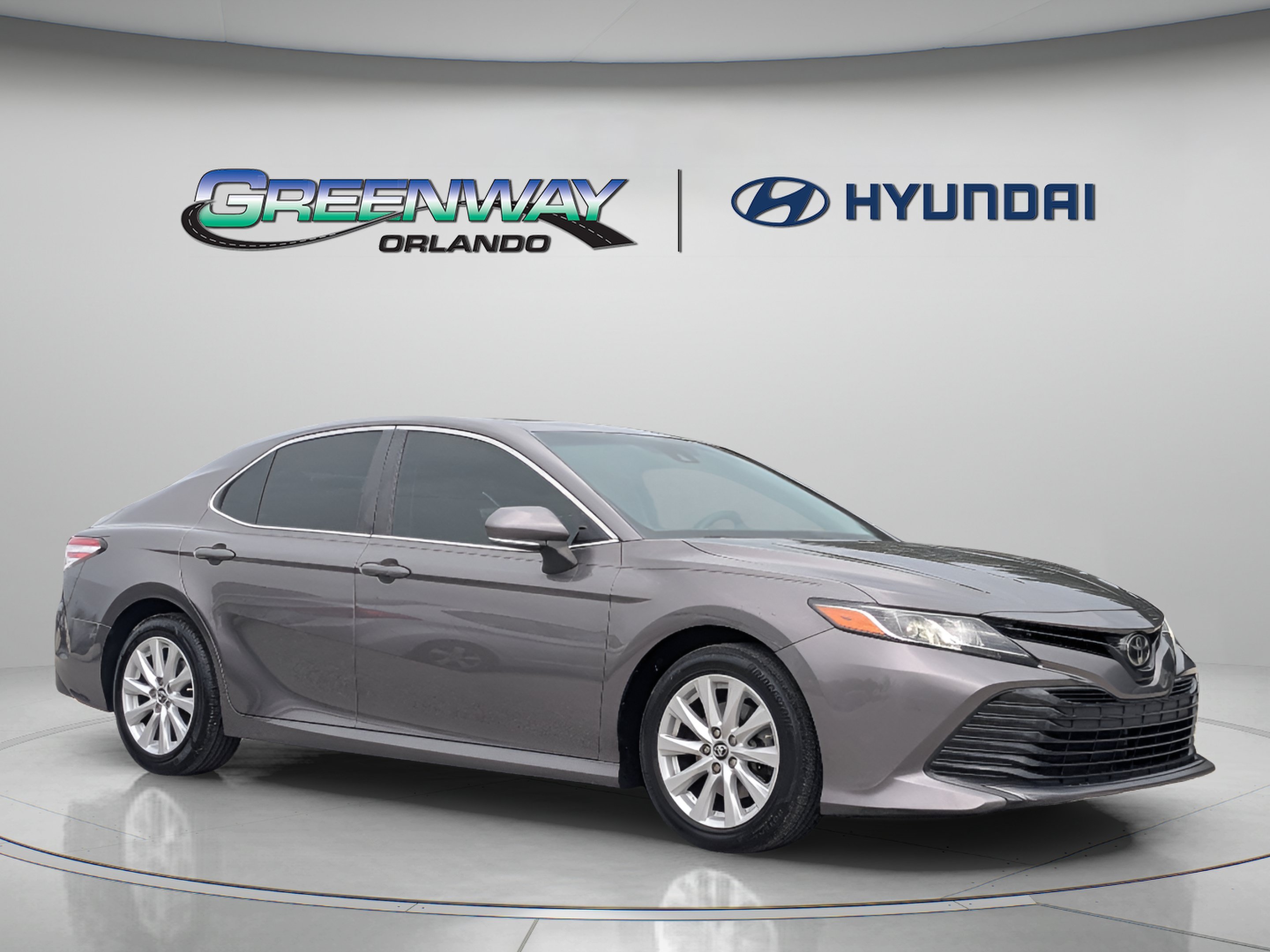 Used 2018 Predawn Gray Mica Toyota LE image 1
