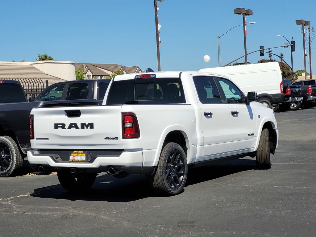 New 2026 Bright White Clear-Coat Exterior Paint RAM Laramie image 3