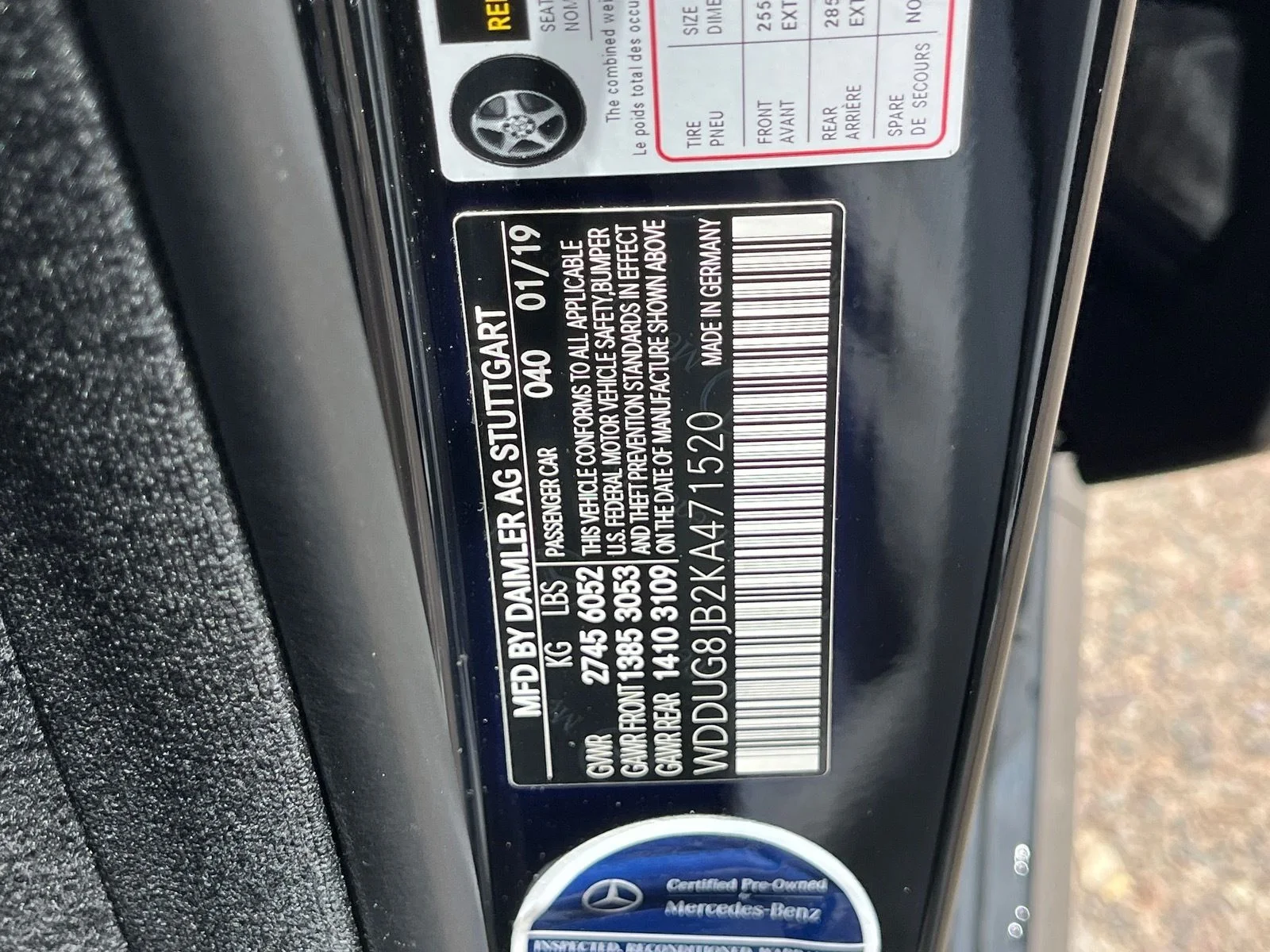 Used 2019 Obsidian Black Metallic Mercedes-Benz S 63 AMG® image 29