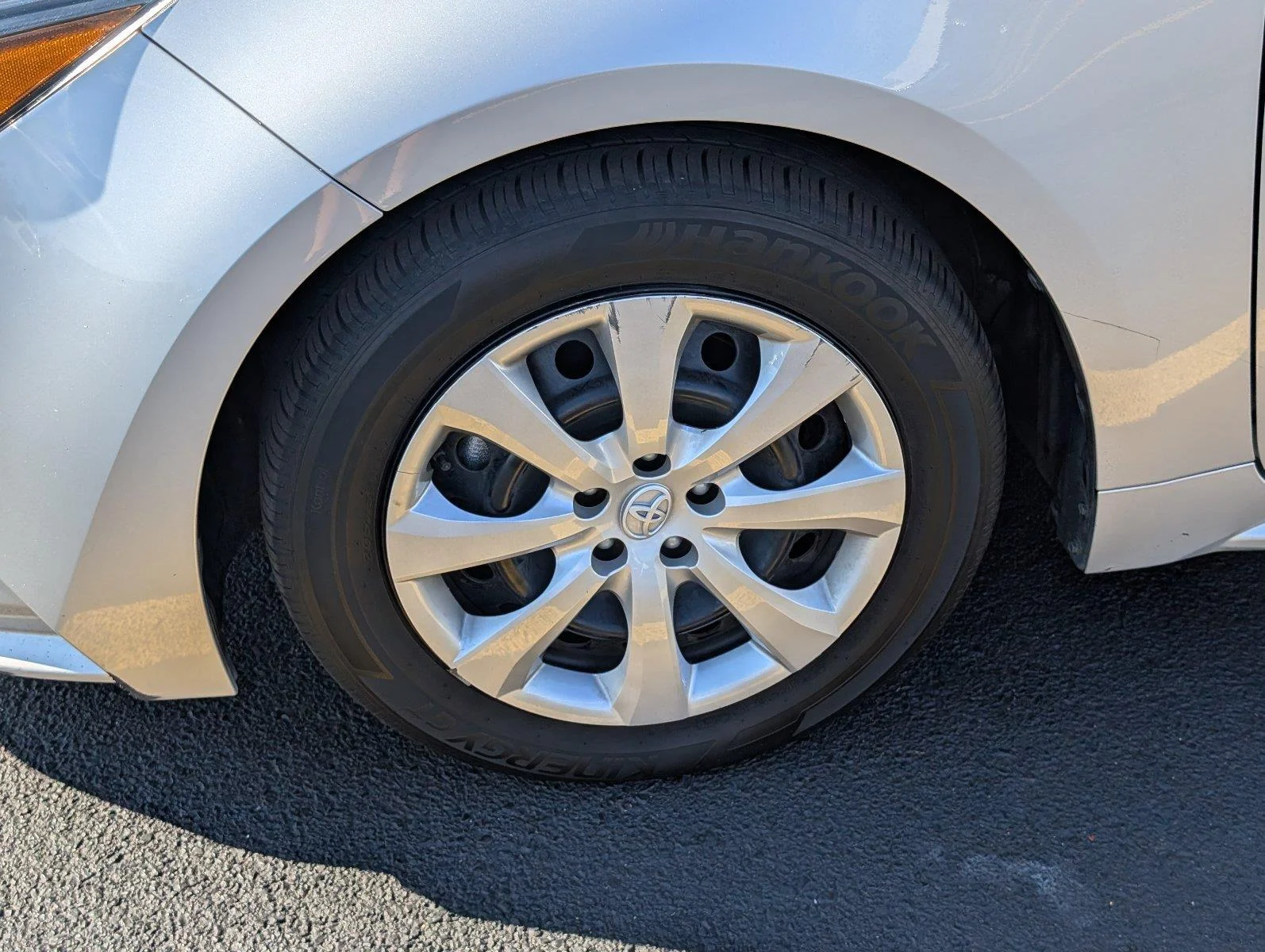Used 2025 Classic Silver Metallic Toyota LE image 11