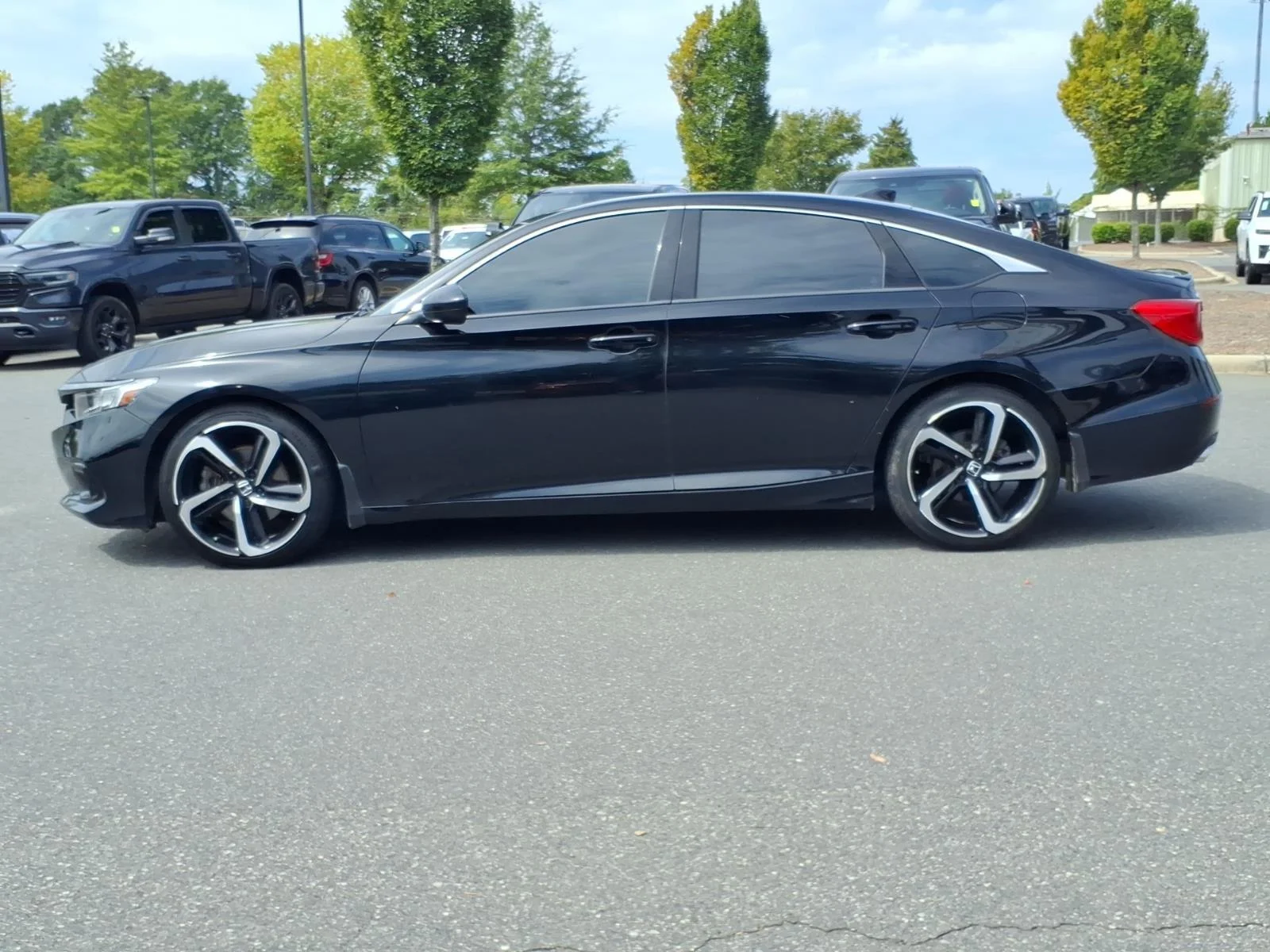 Used 2021 Crystal Black Pearl Honda Sport Special Edition image 3