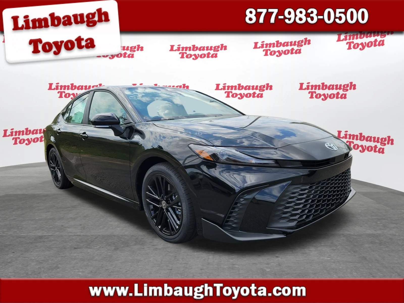 New 2026 Midnight Black Metallic Toyota SE image 1