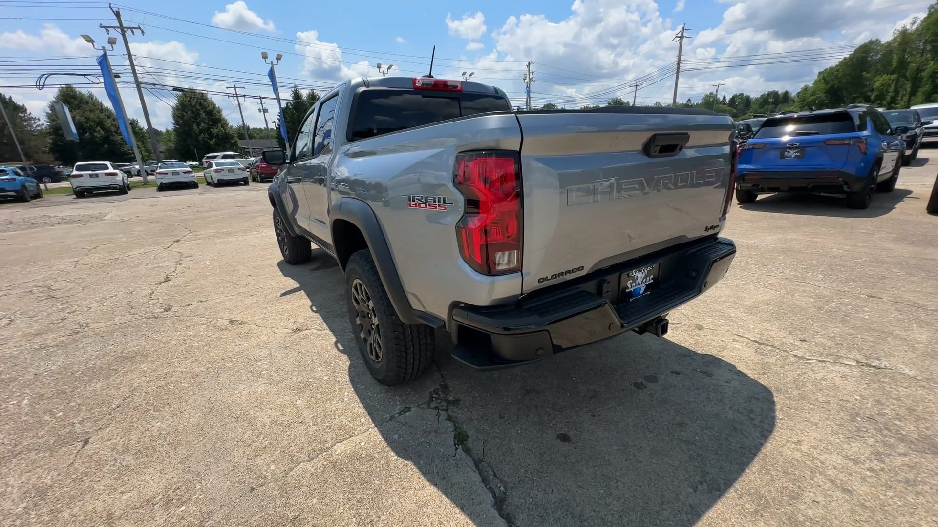 2026 Chevrolet Colorado Trail Boss Gray at Spitzer Autoworld Chevy Buick GMC Cadillac