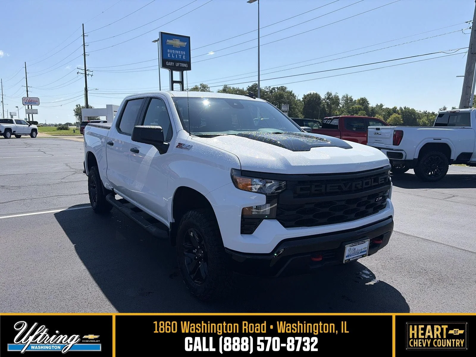 New 2026 Summit White Chevrolet Custom Trail Boss image 1