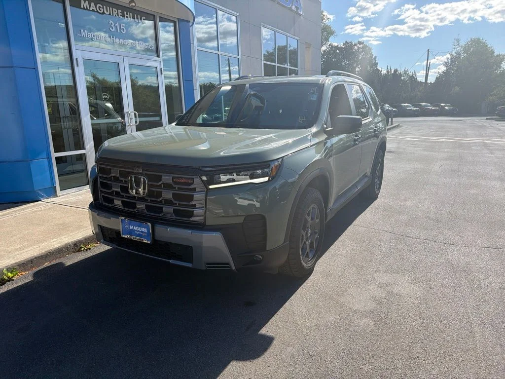 New 2026 Ash Green Metallic Honda AWD TrailSport image 1