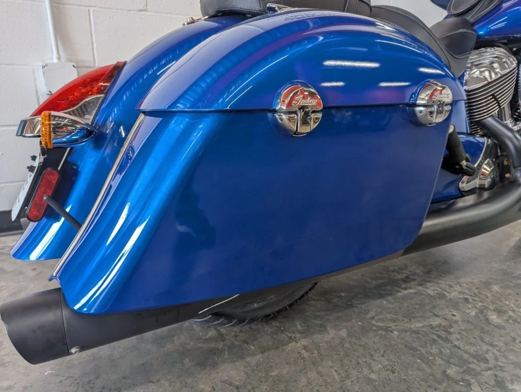 Certified Used 2018 BRILLIANT BLUE Indian Motorcycle  image 7