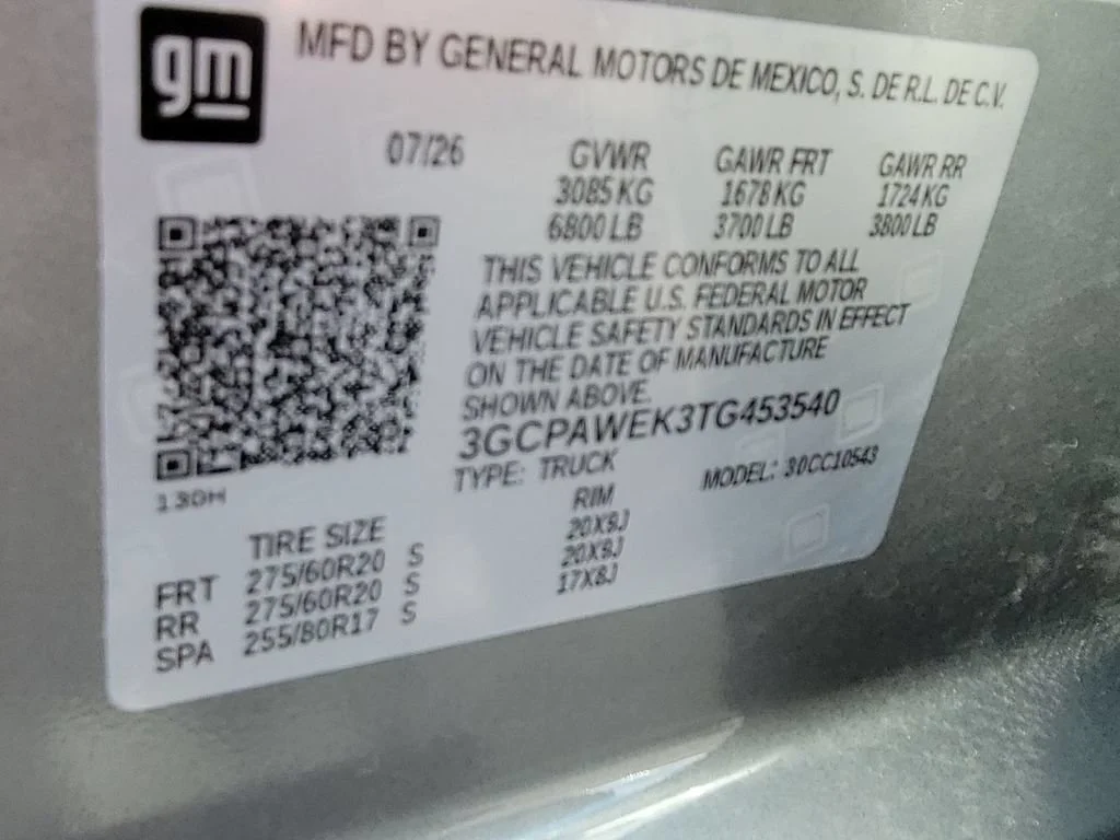 New 2026 Sterling Gray Metallic Chevrolet RST image 34