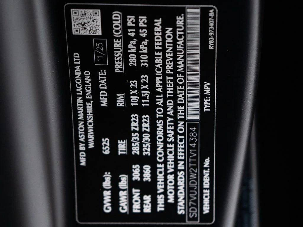 New 2026 Q Satin Onyx Black Aston Martin 707 image 49