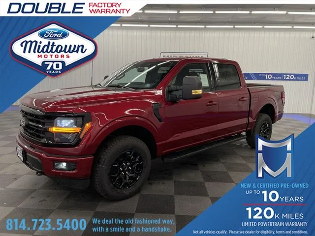 New 2026 Ruby Red Metallic Tinted Clearcoat Ford XLT image 1