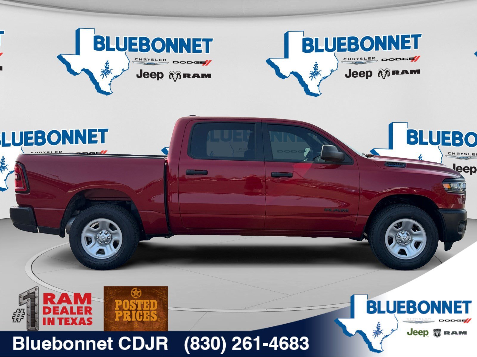 New 2026 Molten Red Pearl-Coat Exterior Paint RAM Tradesman image 4