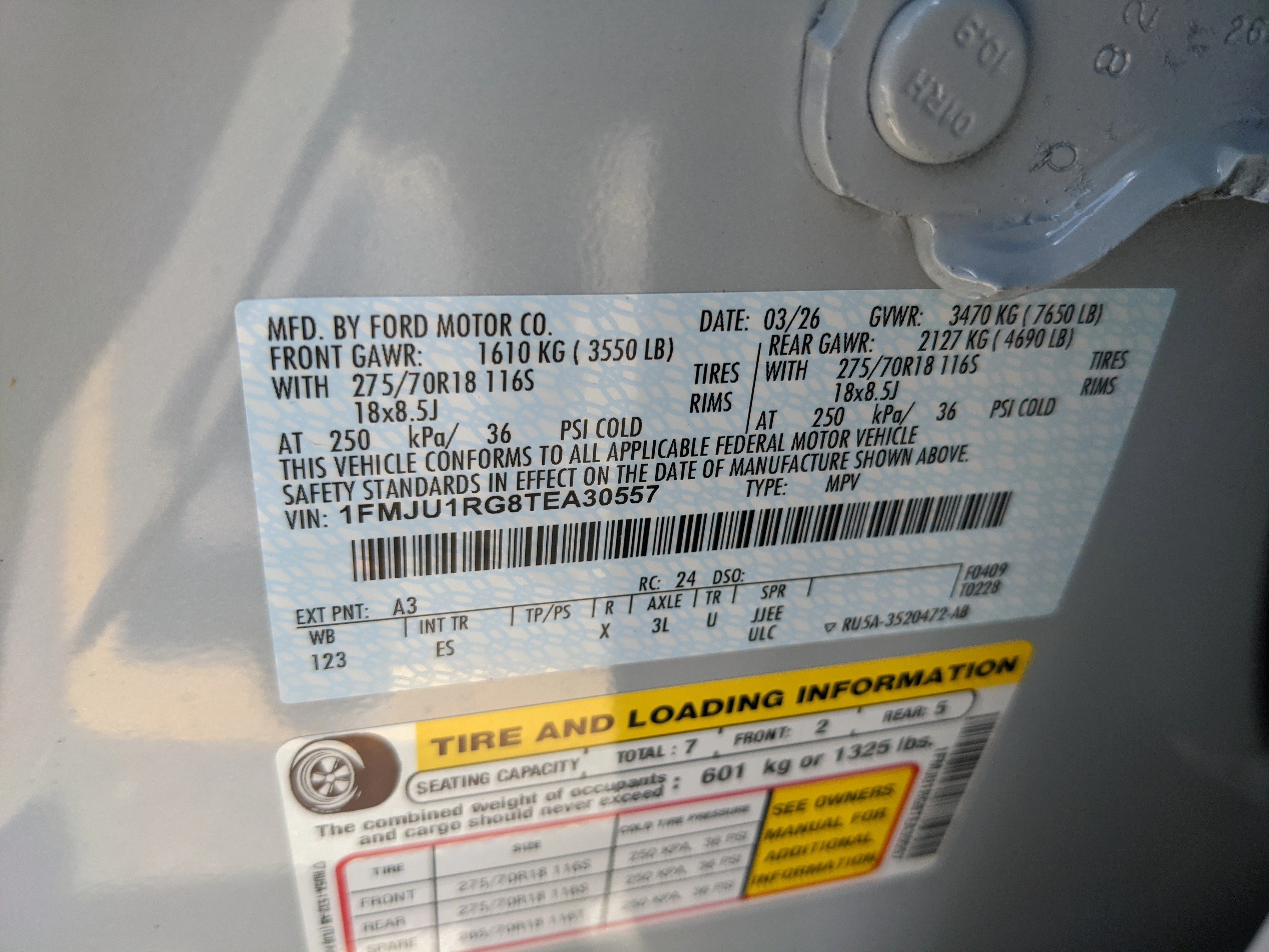 New 2026 Space Silver Metallic Ford Tremor® image 29
