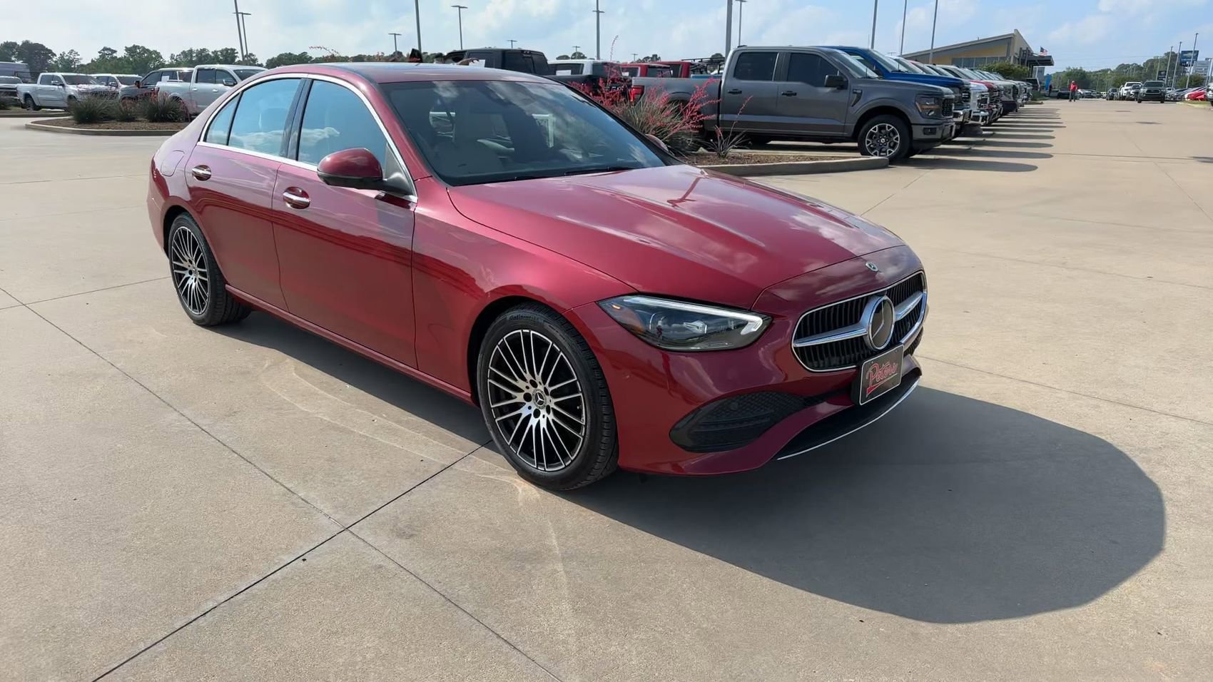 Used 2024 Red Mercedes-Benz C 300 image 3