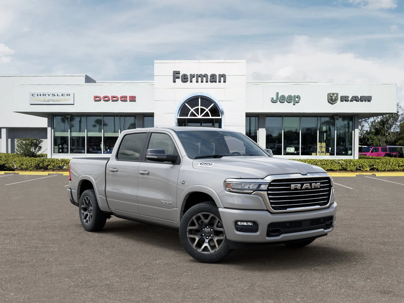 New 2026 Silver Zynith Exterior Paint RAM Laramie image 1