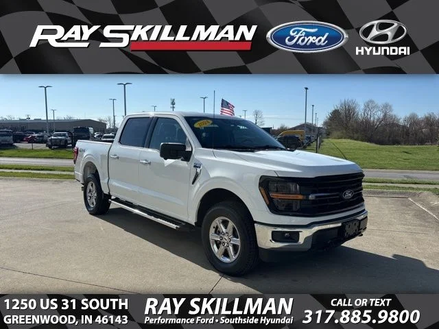 Certified Used 2024 Oxford White Clearcoat Ford XLT image 1