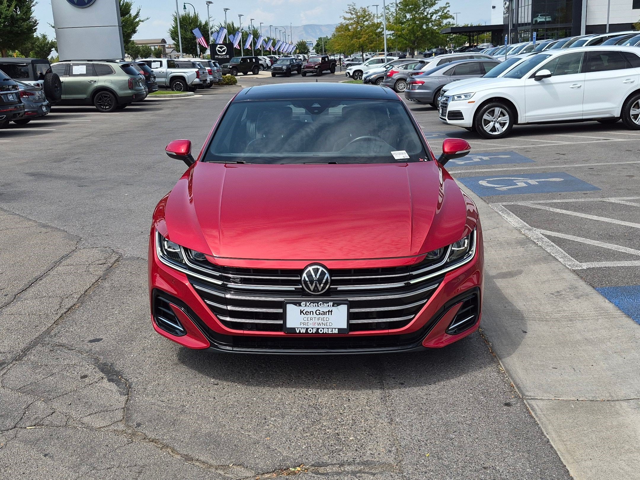 Used 2023 Kings Red Metallic Volkswagen SEL Premium R-Line image 10