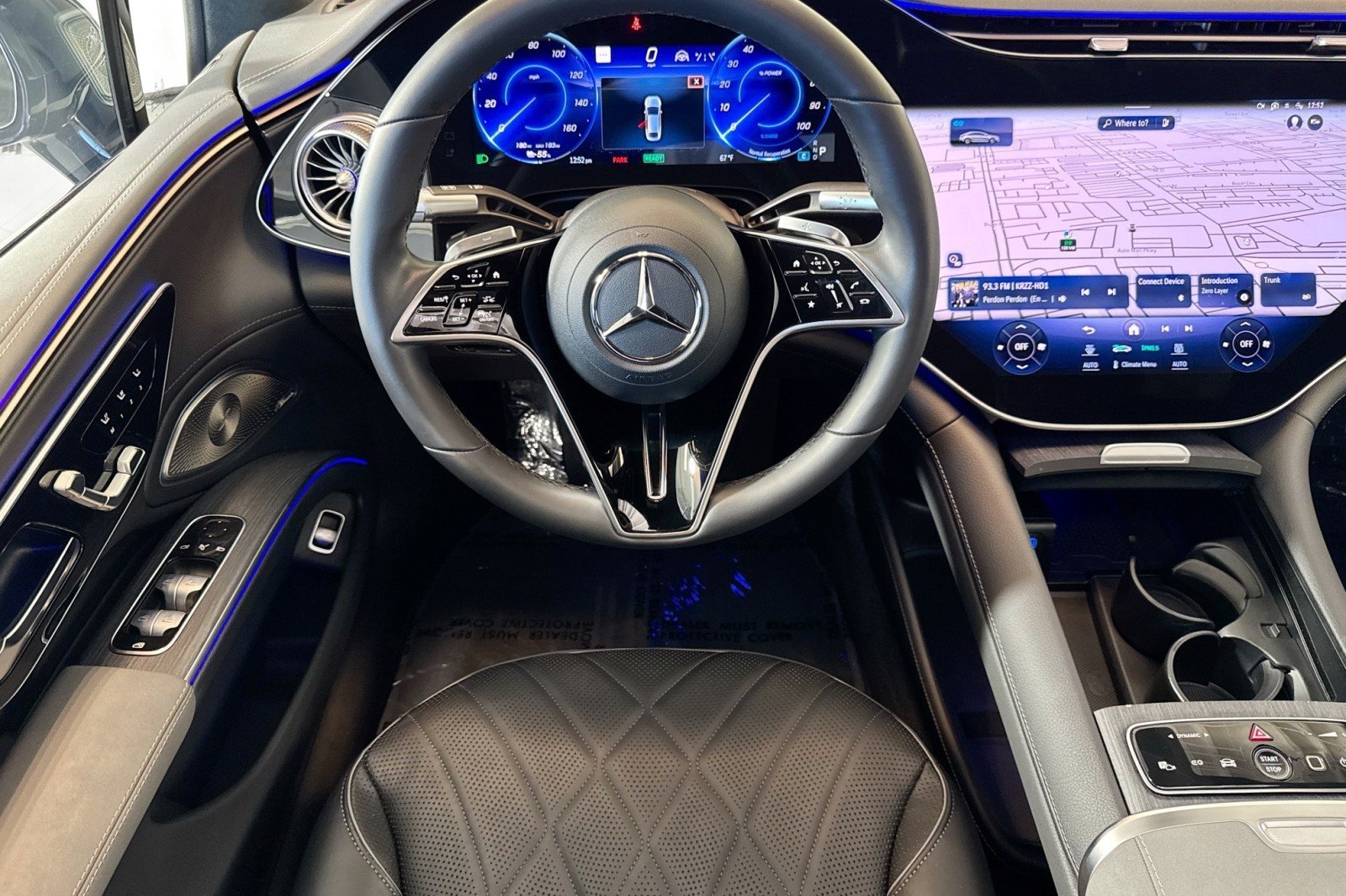 Certified Used 2023 Obsidian Black Metallic Mercedes-Benz EQS 580 4MATIC® Sedan image 21