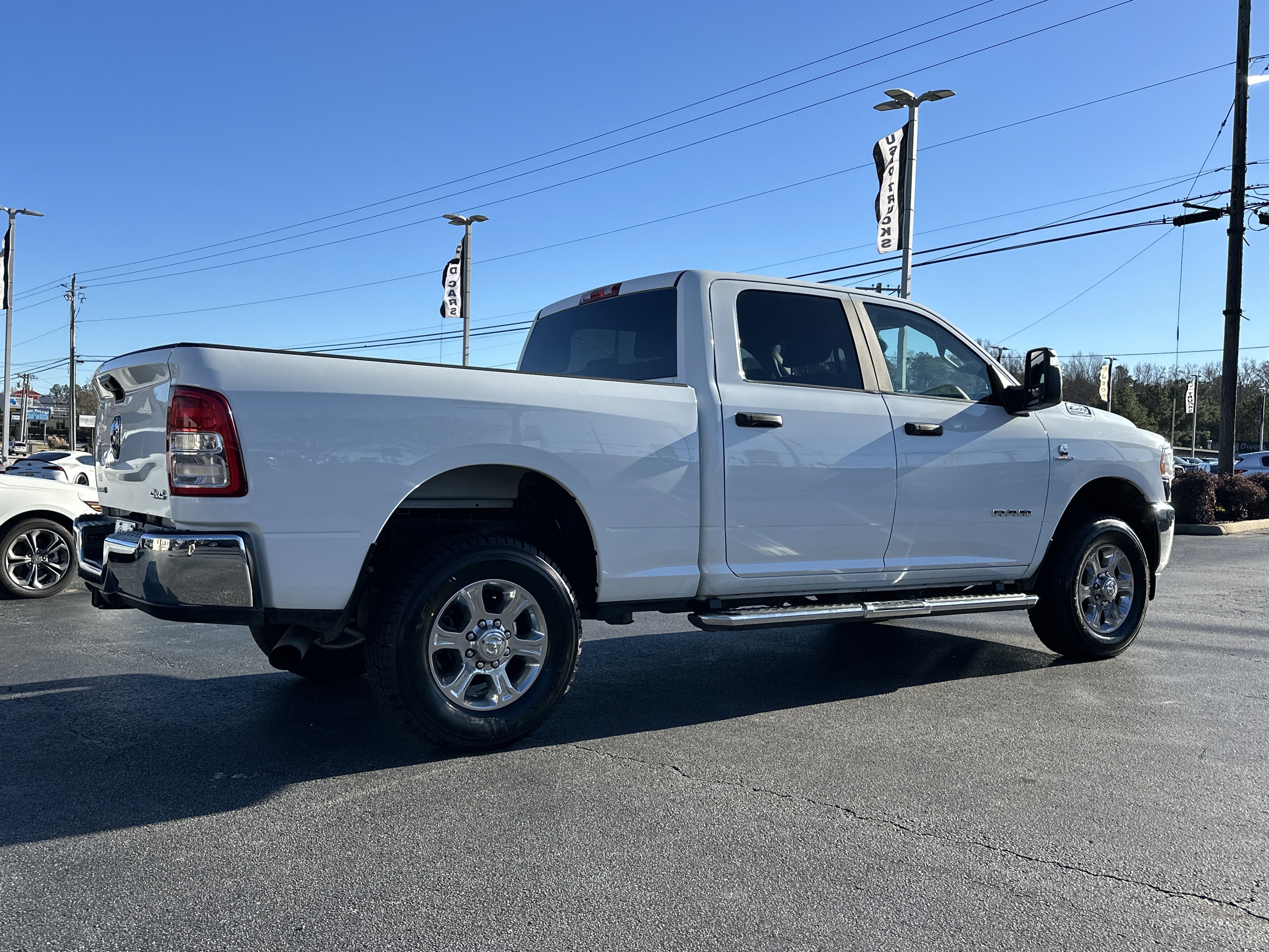 Used 2024 Bright White Clearcoat Ram Big Horn image 8